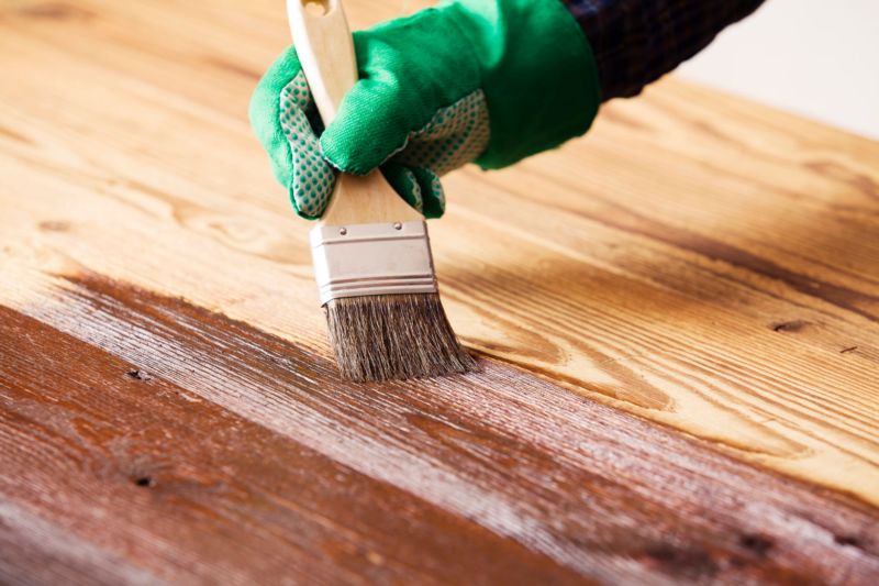Applying finishing product on furniture