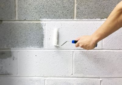 Applying Paint on Hempcrete