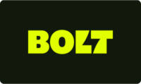 Bolt Badge BlackBG Yellow