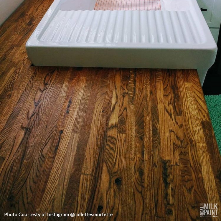 wood grain countertop