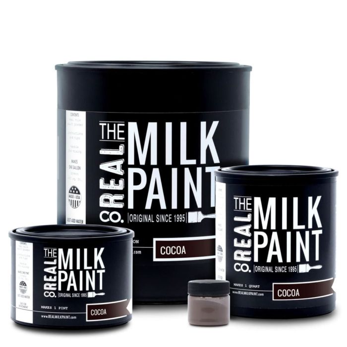 Cocoa MilkPaint Collection RealMilkPaintCo Web 2018