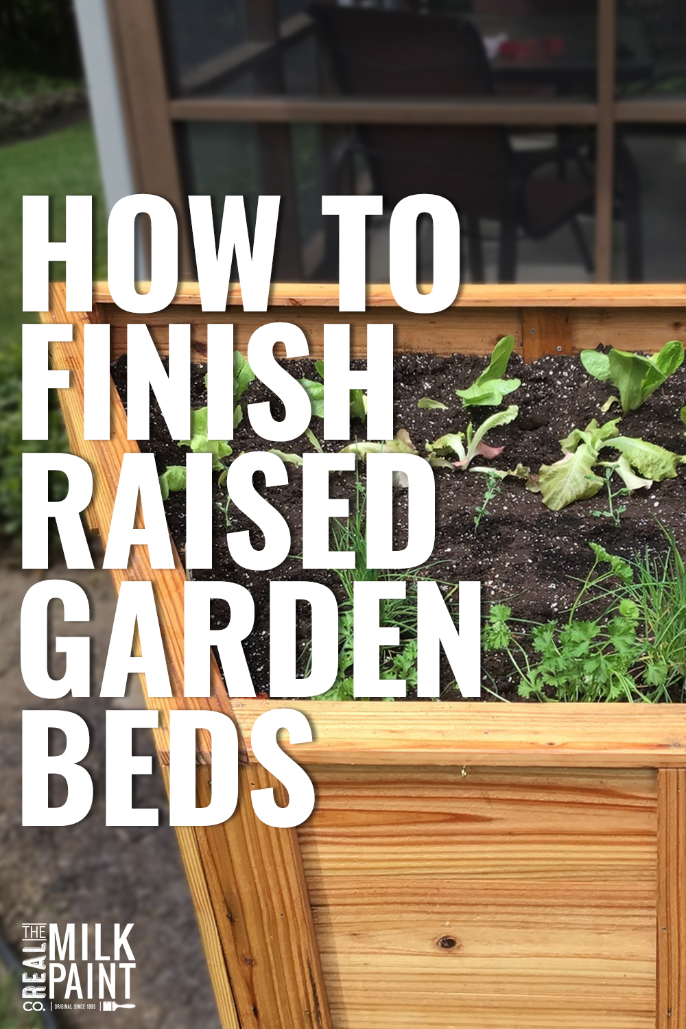 How to finish Cedar Raised Garden Beds using cedar garden