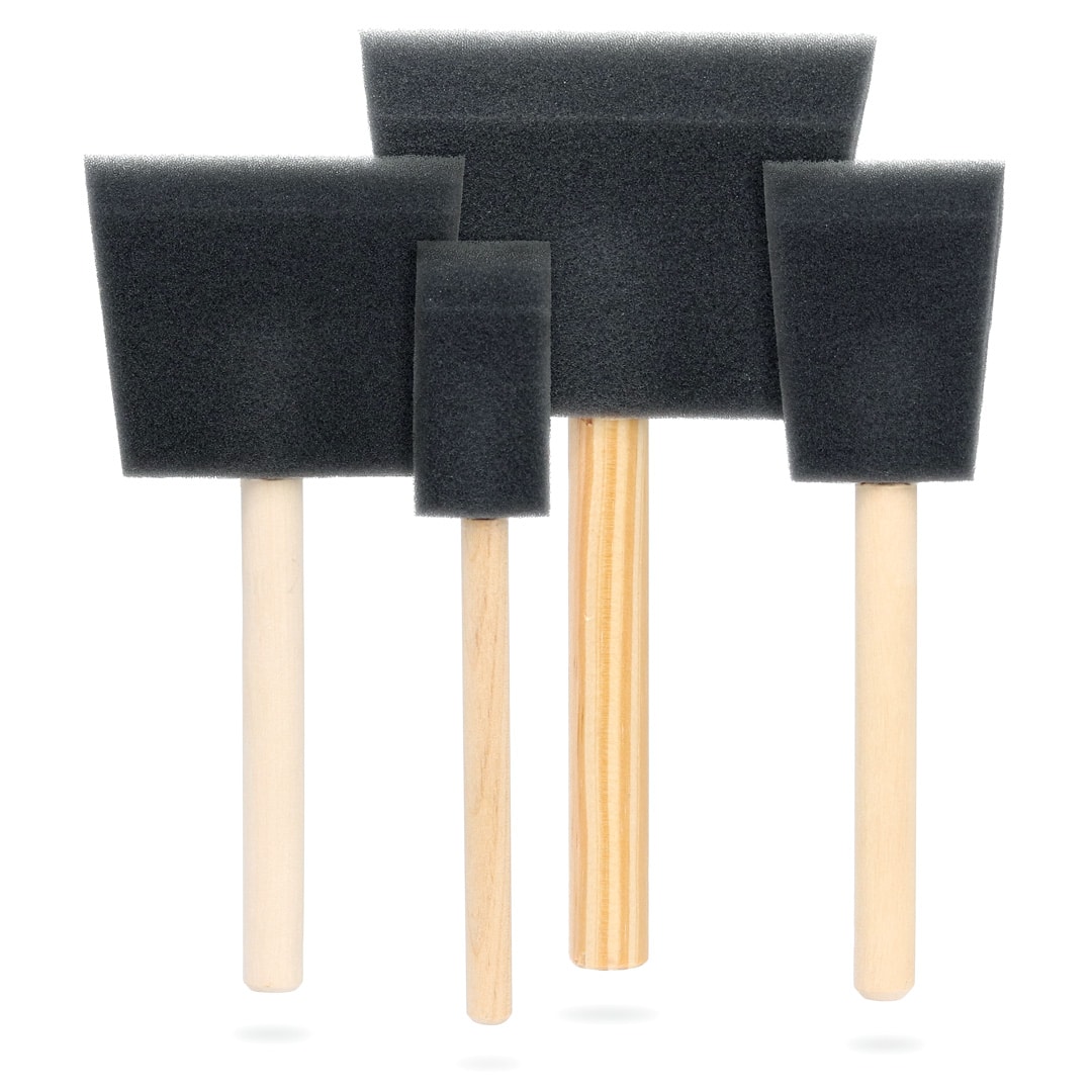 Set of 20, Foam Paint Brushes, Sponge Brushes, Sponge Paint Brush