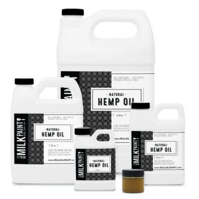 Real Milk Paint Hemp Seed Oil is made from pressed hemp seeds