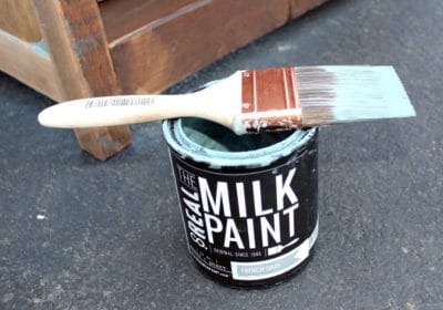 Real Milk Paint as an Example of Water-Based Paint