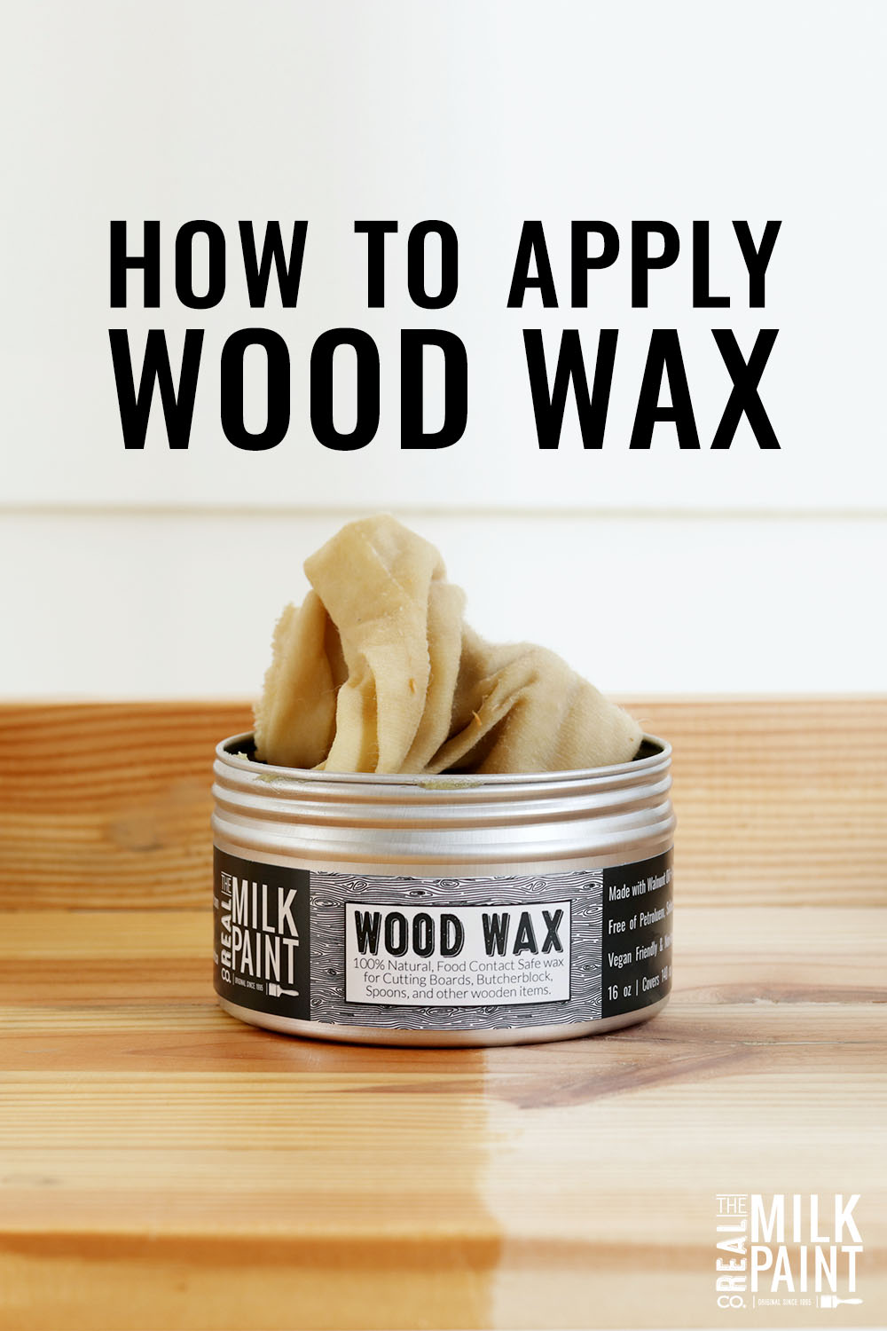 how to apply wood wax