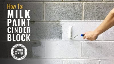 how to paint cinder block