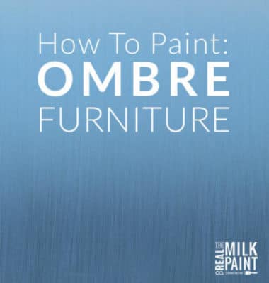 How to Paint Ombre Furniture