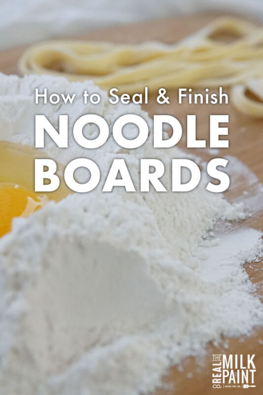 How To Seal and Finish a Noodle Board