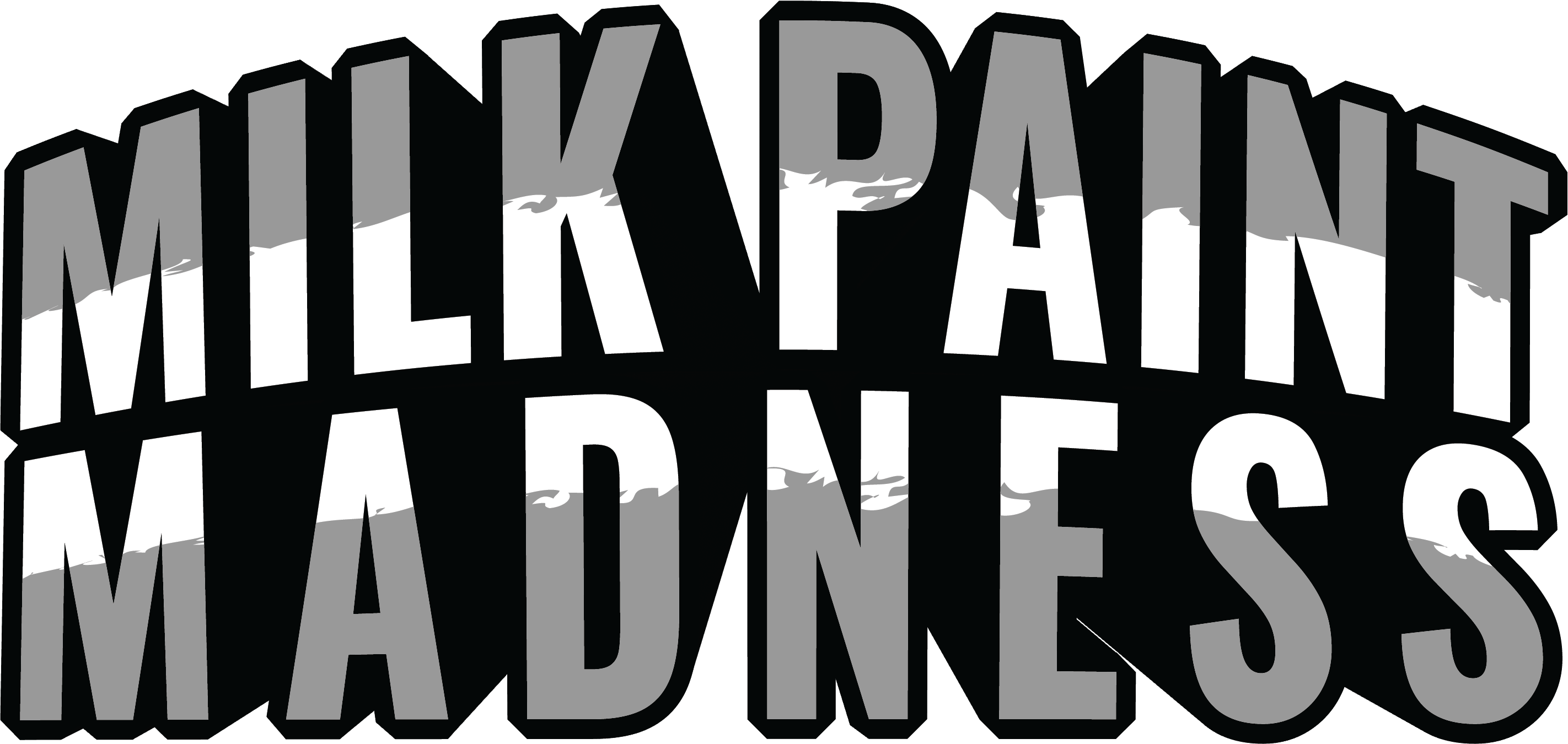 MilkPaintMadness Logo BW HiRes