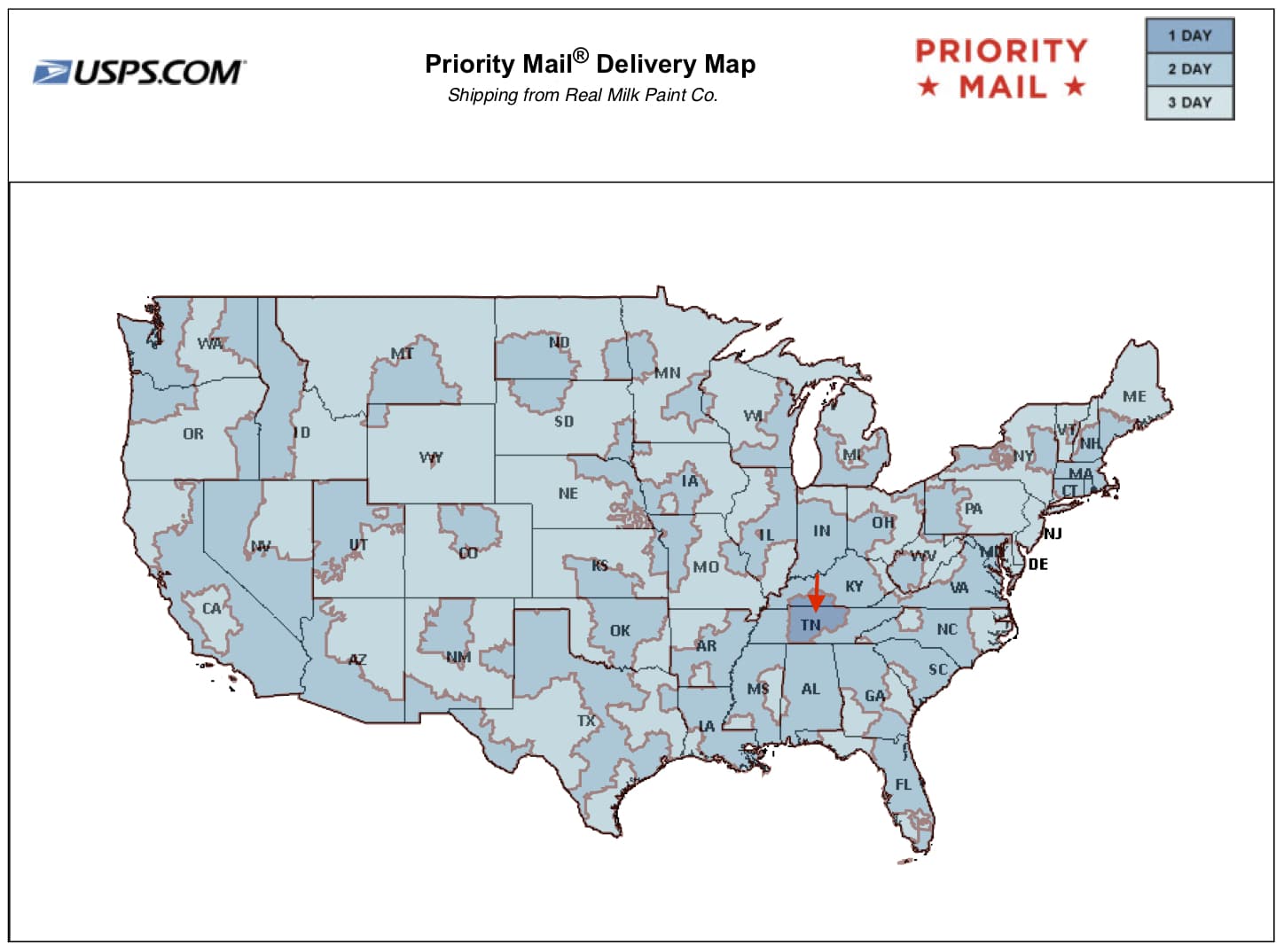 Priority Mail Maps copy