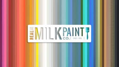 Colors of Real Milk Paint in Rainbow Order
