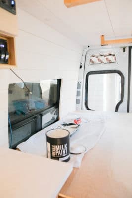 painting camper interior