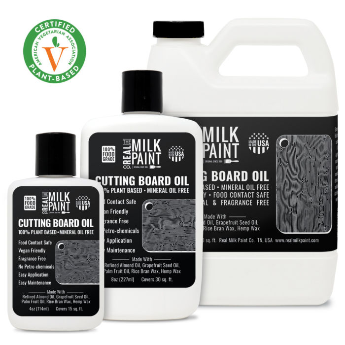 food safe wood cutting buard oil from Real Milk Paint