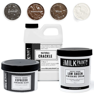 Real Milk Paints finishing creams and wax sealers
