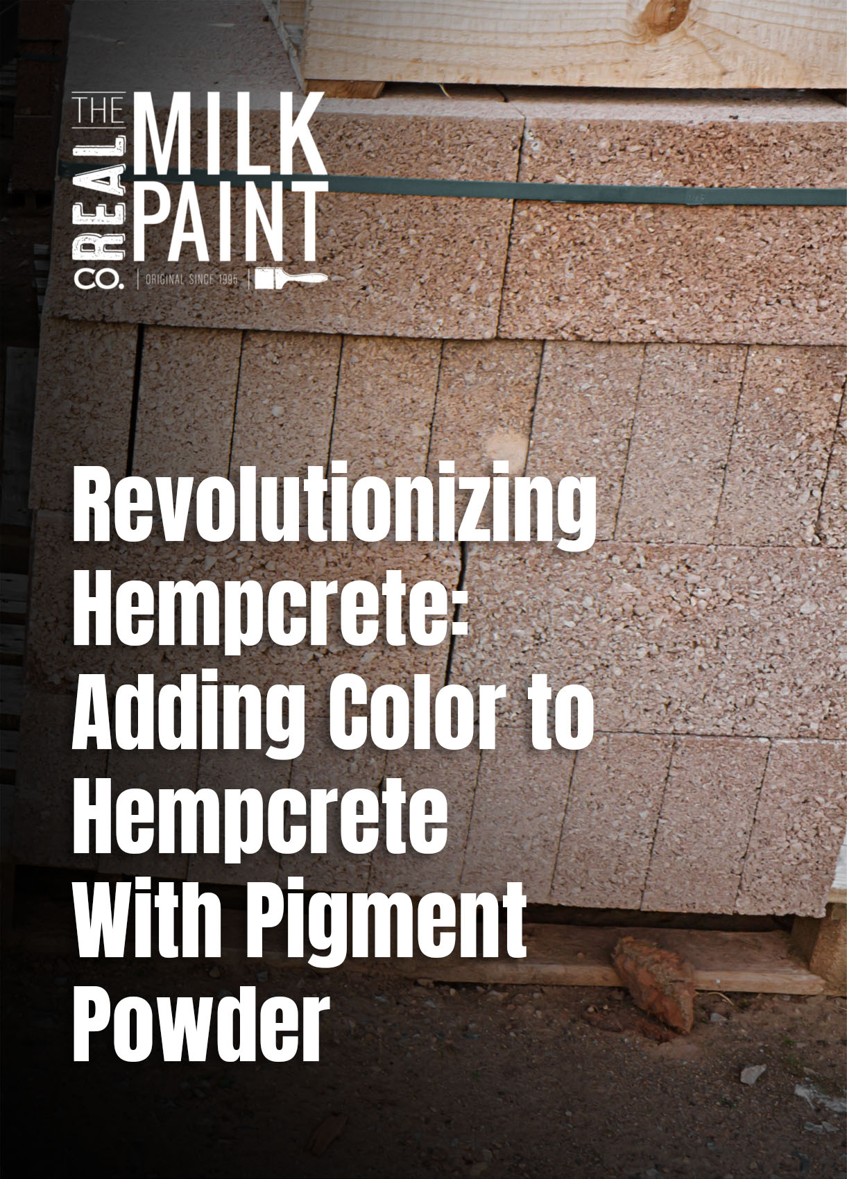 Revolutionizing Hempcrete - Adding Color to Hempcrete With Pigment Powder