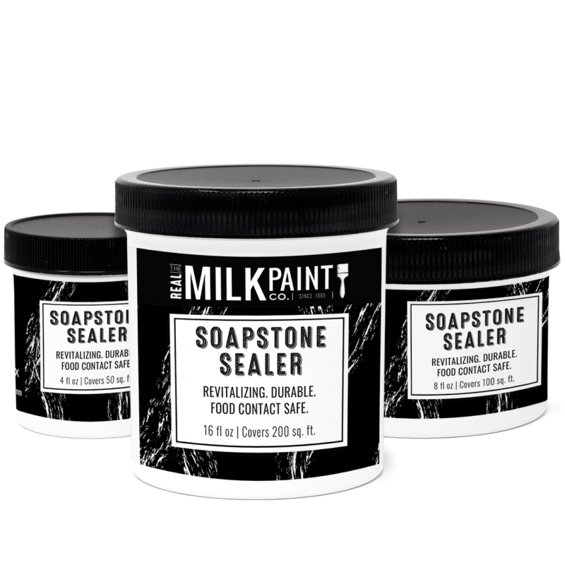 Soapstone sealer and wood wax from Real Milk Paint company