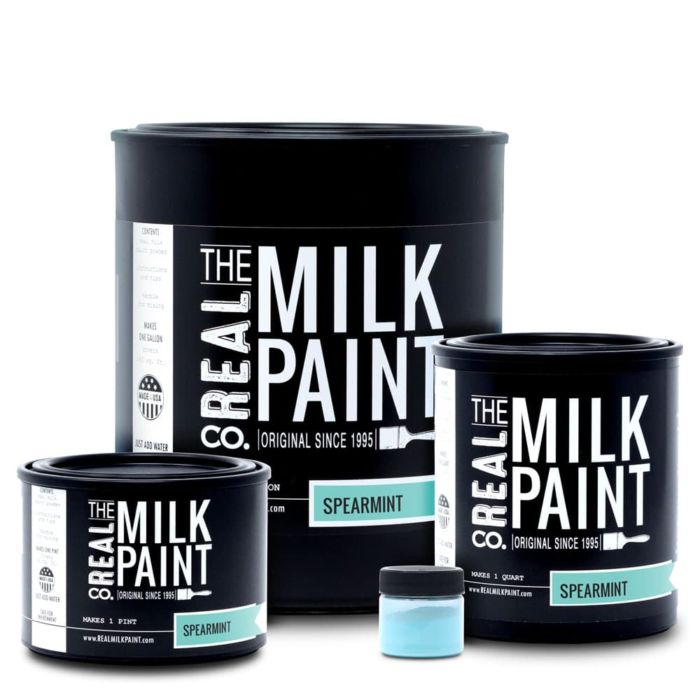 Spearmint MilkPaint Collection RealMilkPaintCo Web 2018