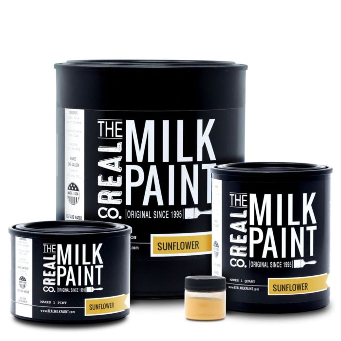 Sunflower MilkPaint Collection RealMilkPaintCo Web 2018