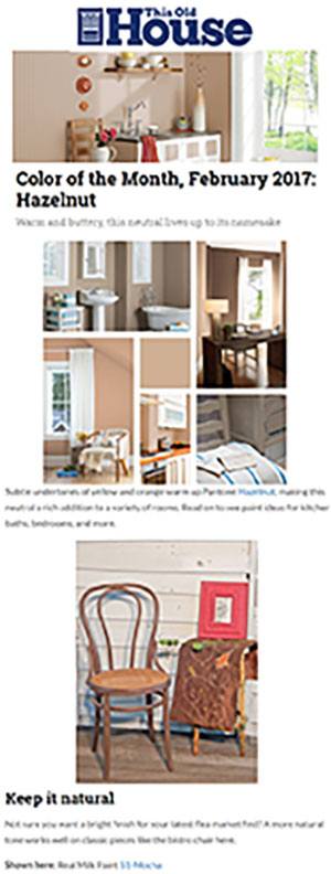 This Old House Online - Color of the Month