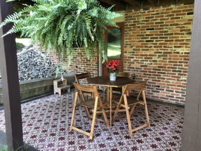Using Milk Paint to Tint New Concrete