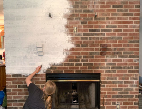 5 Indoor Winter Milk Paint on Brick Projects