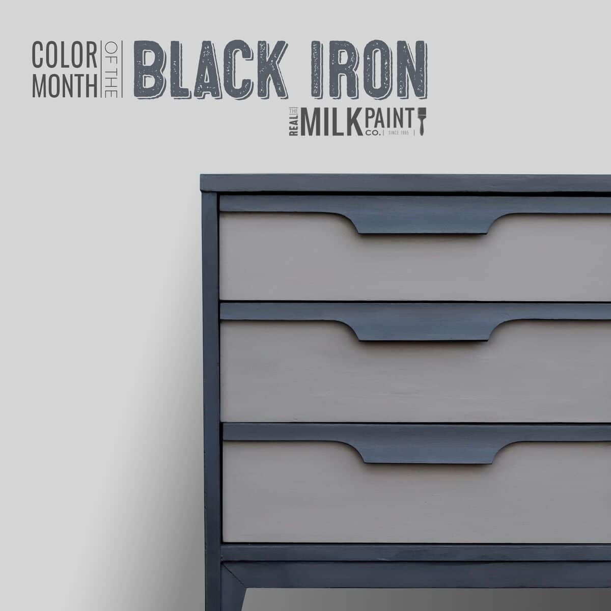 Real Milk Paint's color of the month: Black Iron