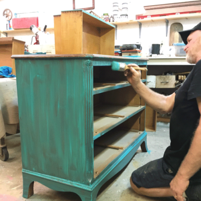 Painting a dresser and drawers with Real Milk Paint