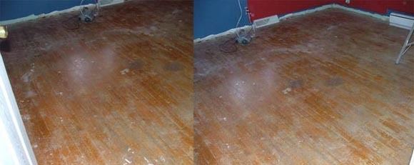 Before wood oils are applied on wooden flooring