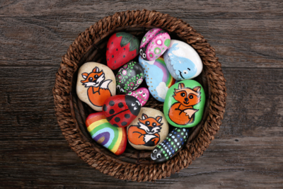 fun ideas to decorate rocks