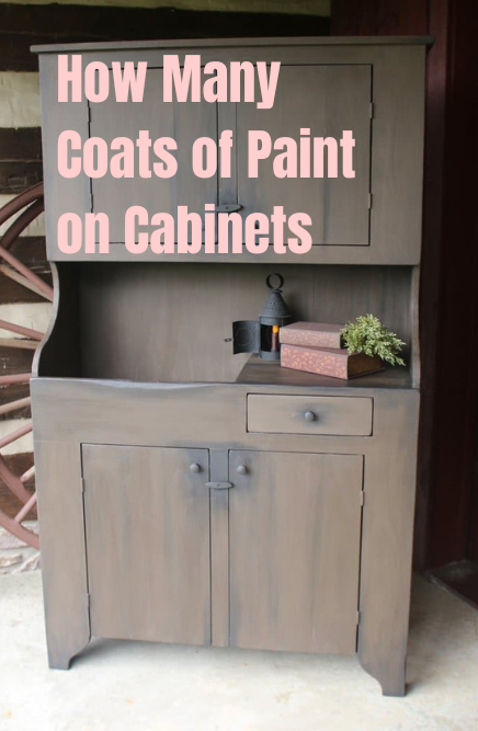 how many coats of paint for cabinets