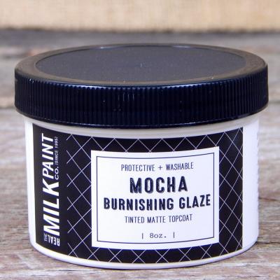 Burnish Glaze - No need for mineral spirits or paint thinner to remove RMP wood glazing