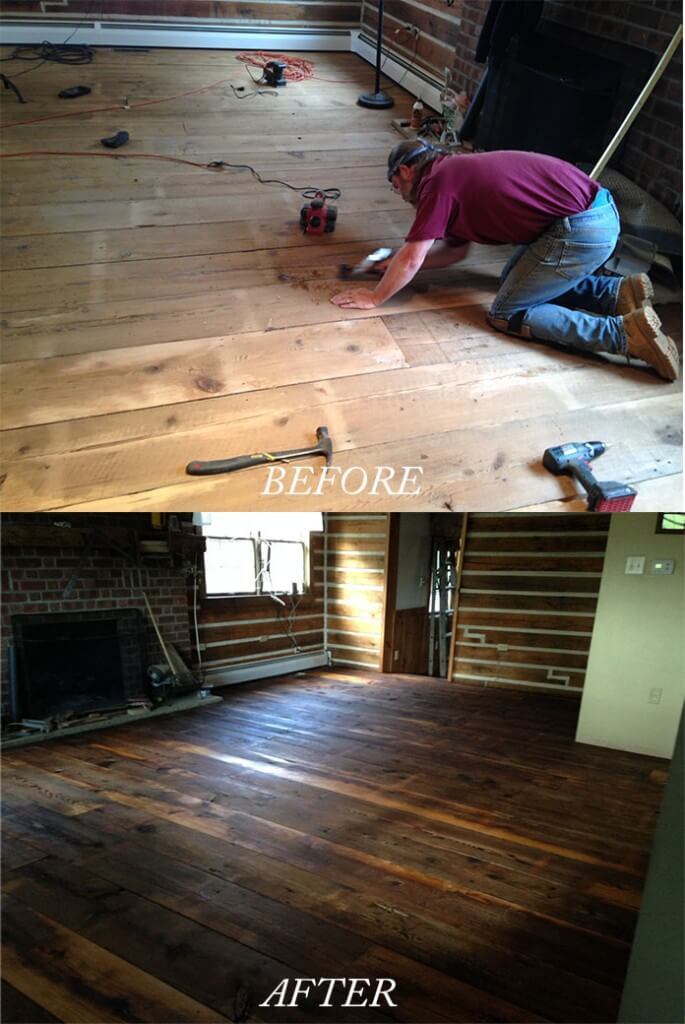 Finish A Floor With Pure Tung Oil