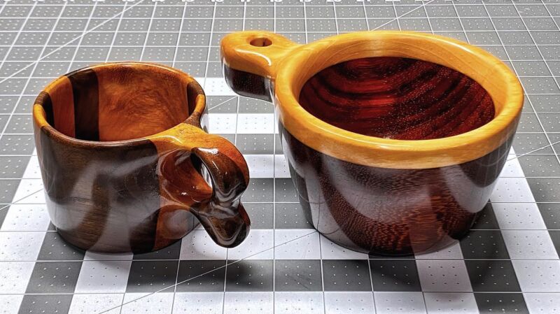 use tung oil for wooden cups