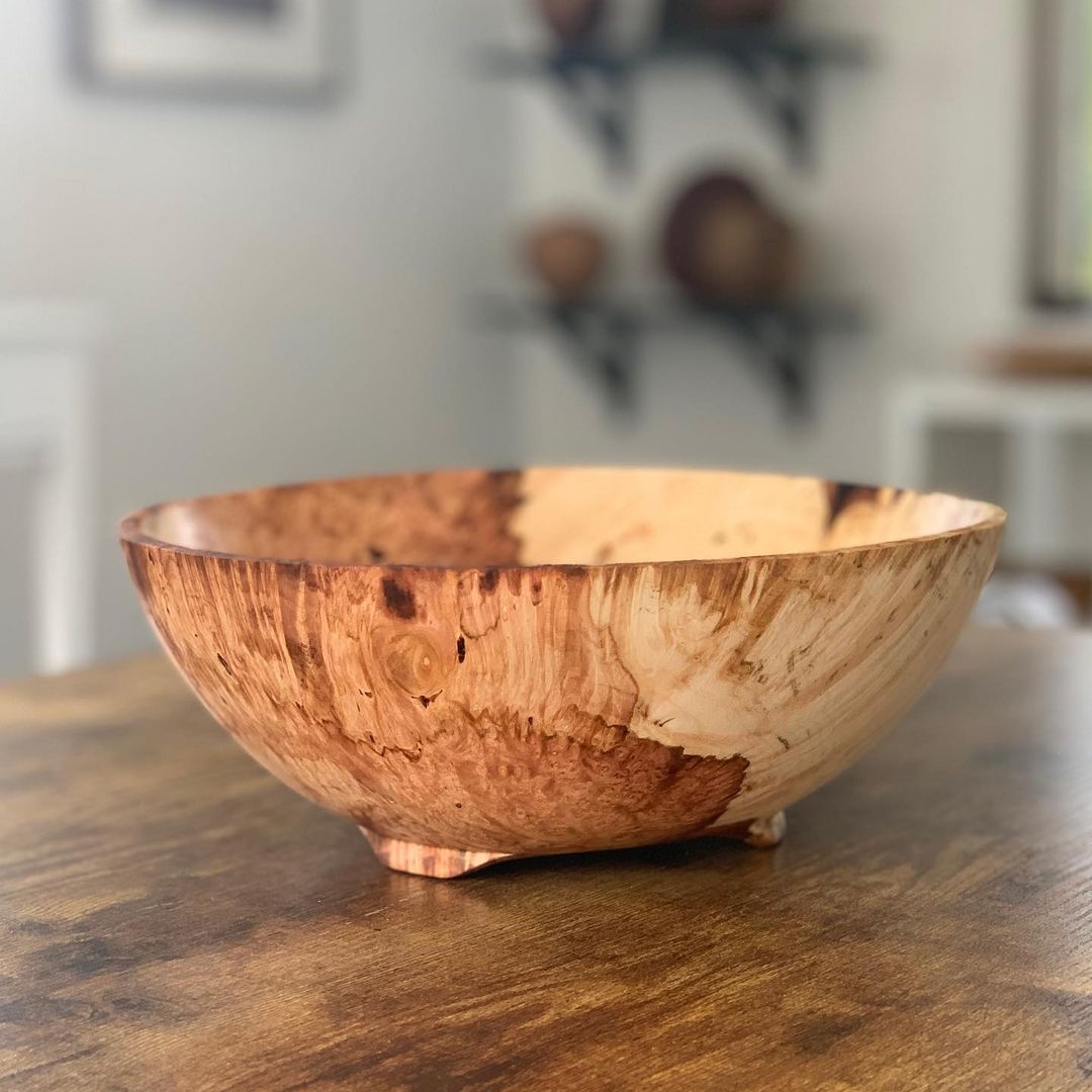 what is woodturning - sample design of a wooden bowl