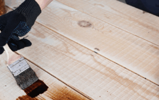 DIY inspiration starts with a well-prepared surface and a tinted tung oil finish