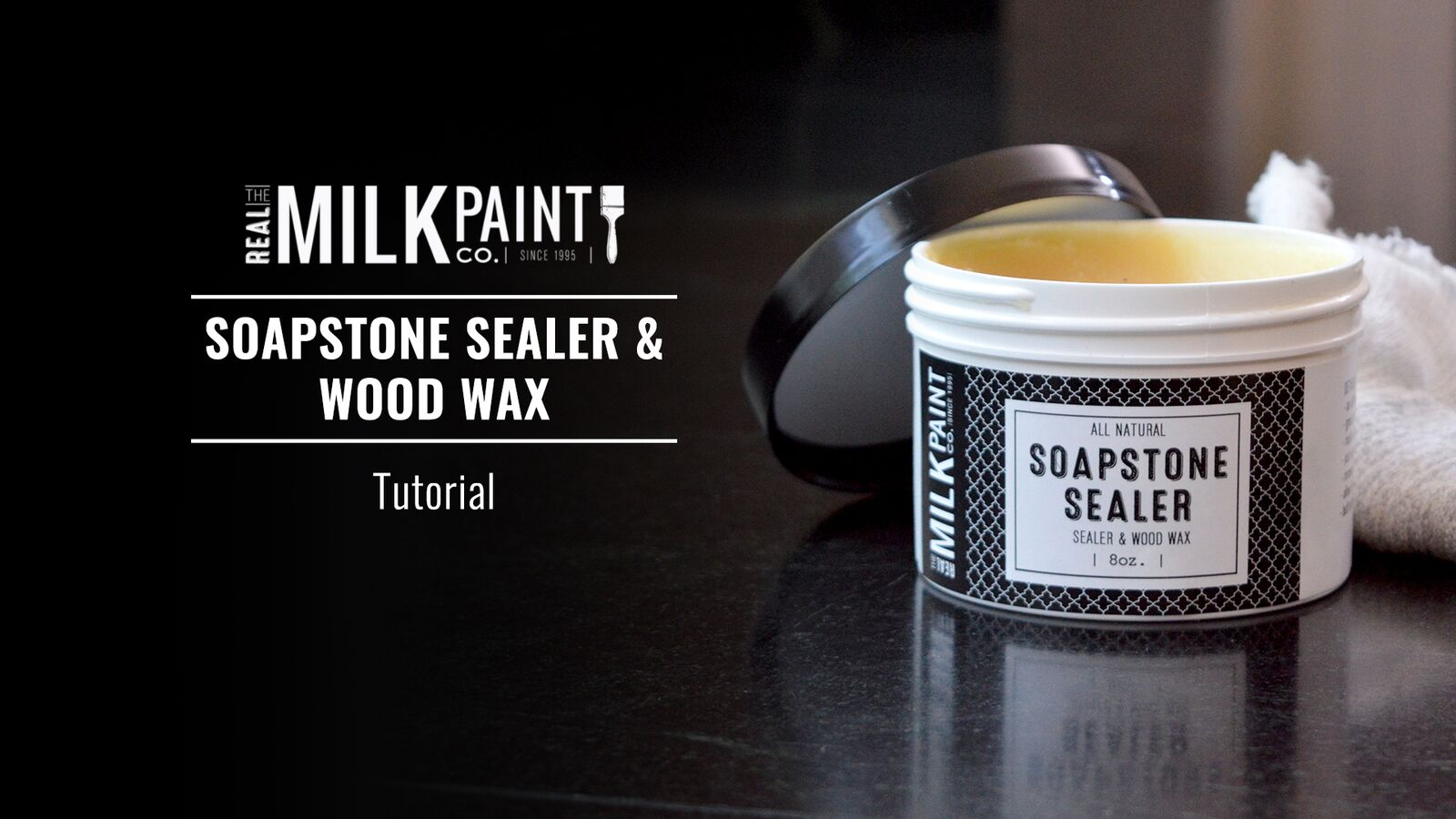 tutorial for Real Milk Paint's woodstone sealer and woodwax
