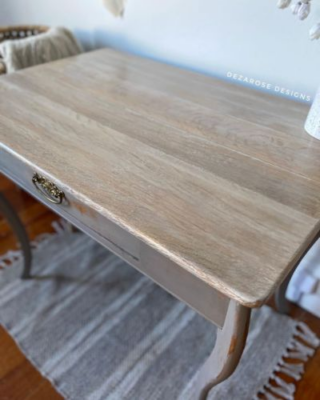 weathered wood look table project