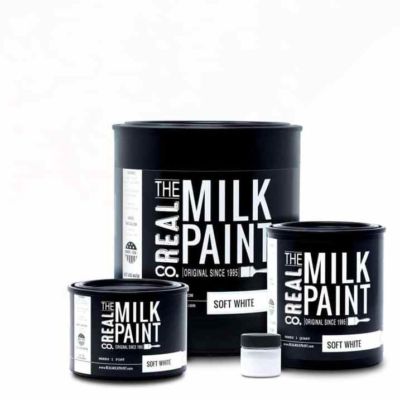 white milk paint from Real Milk Paint Company